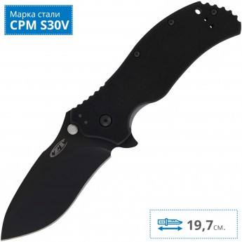 Нож ZERO TOLERANCE 0350 MATTE BLACK FOLDER SPEEDSAFE Нож ZERO TOLERANCE 0350 MATTE BLACK FOLDER SPEEDSAFE